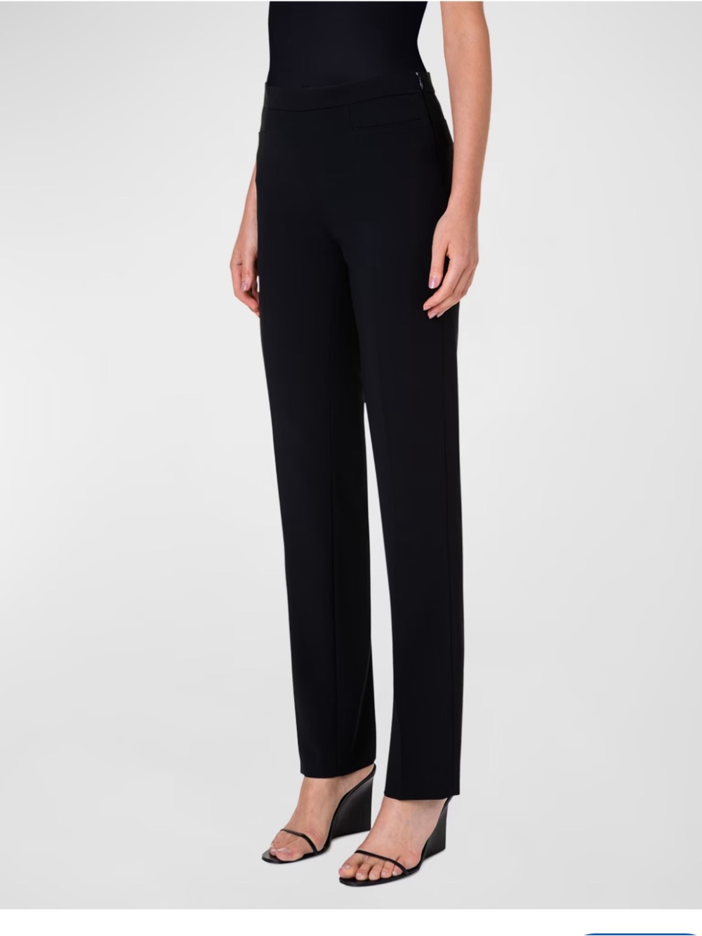 AKRIS Punto 10  Black Slim Dress Pants